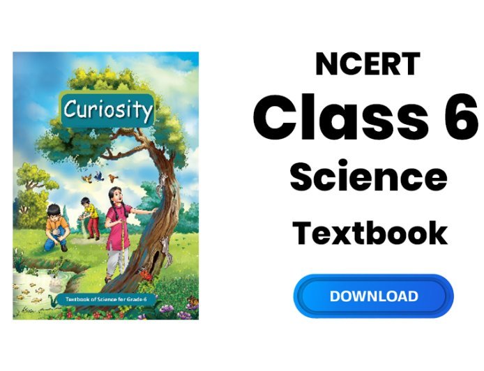 Chapter wise NCERT Science Text book of Class 6 | Free Download